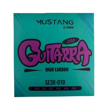 Imagem de Encordoamento Para Guitarra 6 Cordas Mustang PHX (.010 - .046) SE3X-010