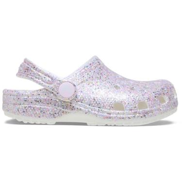 Imagem de Sandália Crocs Classic Fantasy Glitter Clog T White-Unissex