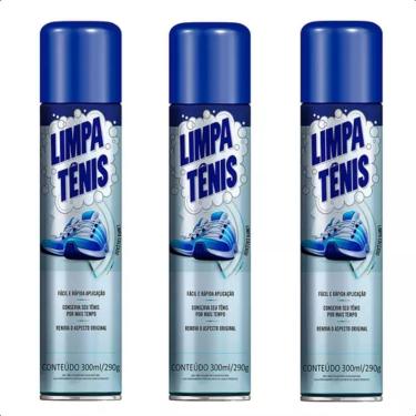 Imagem de Kit 3 Limpa Tênis Petroplus Premium Limpeza Lavagem A Seco-Unissex