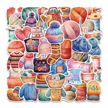 Imagem de Adesivos de vinil impermeável para costura e artesanato, 50 unidades -