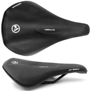 Imagem de Selim para Bicicleta Prime Ex para Performance com Recorte Ergonômico Preto Absolute
