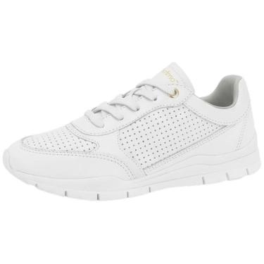 Imagem de Tenis Feminino Couro Flexível Conforto Casual Comfortflex