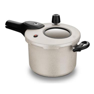 Imagem de Panela de Pressão MTA com Visor de Vidro e Fechamento Externo 4,5 Litr