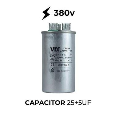 Imagem de Capacitor 25+5uf 380v único - EOS