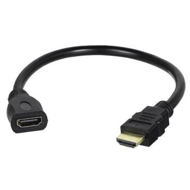 Imagem de Cabo Extensor HDMI Macho para HDMI Fêmea Ion Cabos 30cm Versão 1.4 Ext