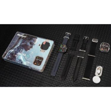 Imagem de Smartwatch com CHIP Ultra AI 3 Relogio Inteligente 4G Entrada Para Chi