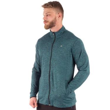 Imagem de Jaqueta Poker Masculina Fluxo 12178 - Verde Mescla, P, Verde