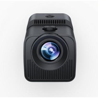 Imagem de Projetor Mini Led Lcd Portátil MDM LHY320 para Entretenimento Doméstico Resolução 1080p Base Preta