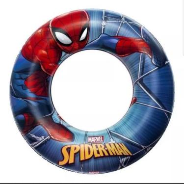 Imagem de Boia Inflável Infantil Circular Homem-aranha - Bestway