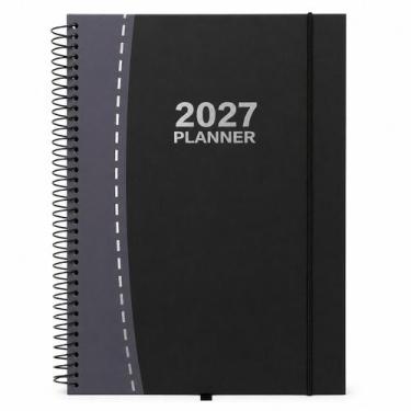 Imagem de Agenda Planner Espiral 2027 Capa Dura Classic - - INTERPONTE, Preto
