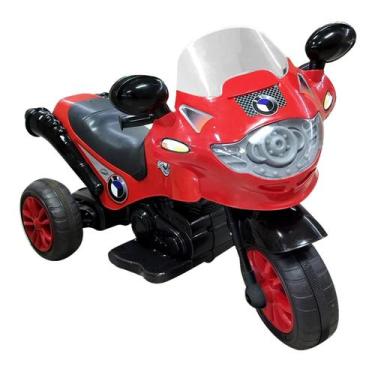 Imagem de Moto Triciclo Eletrica Infantil Xplast Speed Chopper 6V Vermelha - Xpl