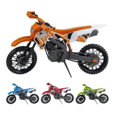 Imagem de Moto brinquedo trilheiro infantil grande 36cm cores sortidas - KENDY, 