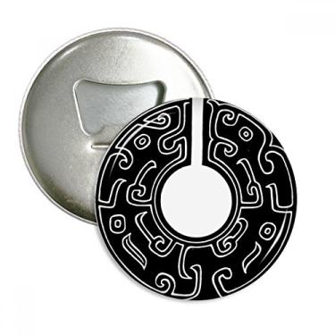 Imagem de China Cultura Primavera Outono Estados Guerras Abridor de Garrafas Ímã de Geladeira Emblema Multifuncional