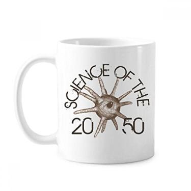 Imagem de Caneca de cerâmica com estampa ilustrada Science Cell Line cerâmica xícara de porcelana de café