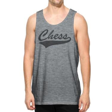 Imagem de Regata Chess Clothing Baseball Cinza