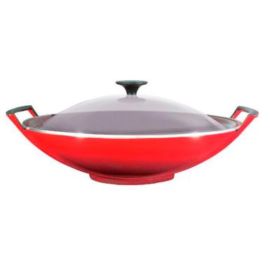 Imagem de Wok Sem Acessórios 36 cm Vermelho Le Creuset