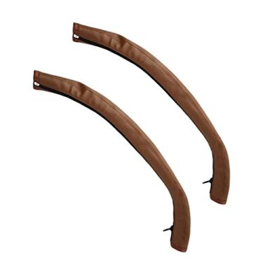 Imagem de harayaa Mochila com zíper removível para de passeio Couro artificial para de bebê, Castanho