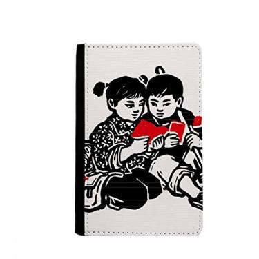 Imagem de Mochila de chapéu para meninos e meninas, porta-passaporte patriotismo Notecase Burse capa carteira porta-cartões