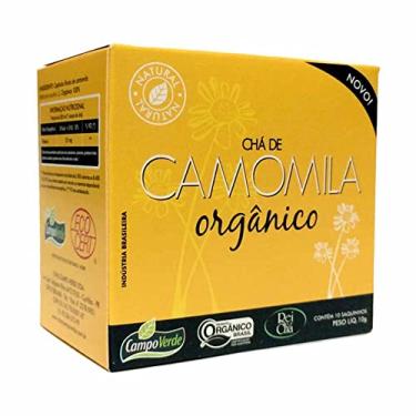 Imagem de CHÁ DE CAMOMILA ORGÂNICA - CAMPO VERDE - 10 SACHÊS DE 1G