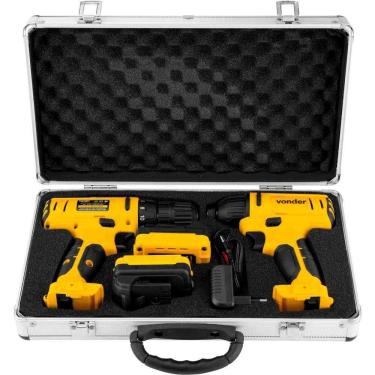 Imagem de Kit Parafusadeira/Furadeira Impacto 12V Bivolt VONDER