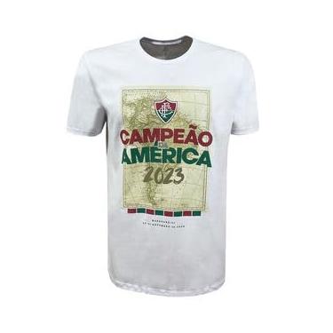 Imagem de Camisa T-shirt Fluminense Campeão da América 2023 Liga Retrô - Tam. M