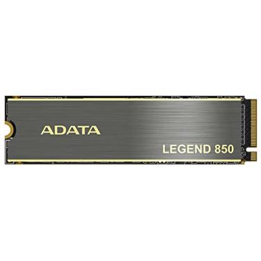 Imagem de ADATA SSD interno para jogos Legend 850 1TB PCIe Gen4 x4 NVMe 1.4 M.2 até 5.000 MB/s (ALEG-850-1TCS)