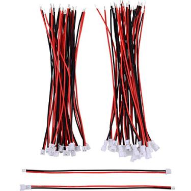 Imagem de eBoot 20 pares de plugue conector macho e fêmea de 2 pinos JST de 1,25 mm com cabo de fio de 10 cm
