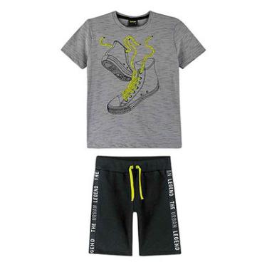 Imagem de Conjunto Infantil Lemon Lenda Urbana Camiseta + Bermuda Menino-Masculino