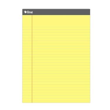 Imagem de C-Line Bloco Ofício, pautado largo, 50 folhas, amarelo (25106)