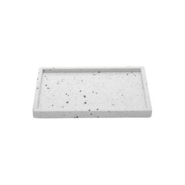 Imagem de Bandeja Retangular Em Mármore Terrazzo 27x17cm Lyor
