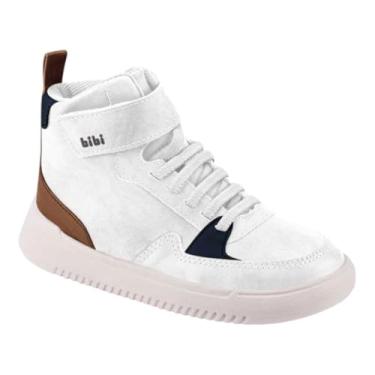 Imagem de Bibi, TÊNIS INFANTIL BIBI CANO ALTO NEW WAY COURO BRANCO 11920097 Cor:Branco;Tamanho:34
