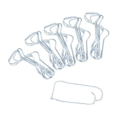 Imagem de Generic 50 pçs planta treliça clipe de fio escalada tubo fixação suporte de aço suprimentos videiras estacas clipe para estufa berinjela