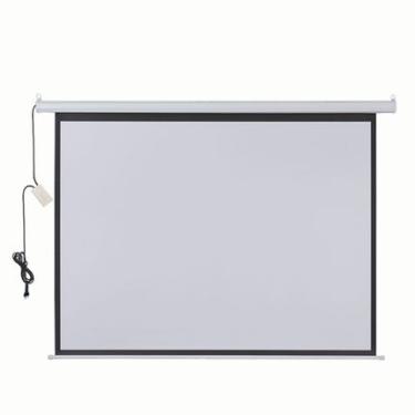 Imagem de Tela de Projeção Retrátil Elétrica 203 X 152cm 220v - AC355OUT [Reembalado] AC355OUT