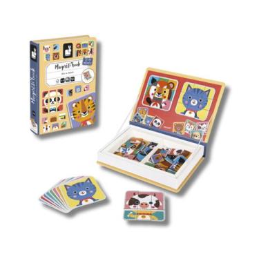 Imagem de Livro Magnetico Infantil Educativo Montessori Animais Janod