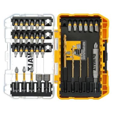 Imagem de Dewalt Kit de Bits Parafusadeira, 35 Peças, Soquetes Sextavados, Phillips, Fenda e Torx, Maleta de Armazenamento, DWAUMF35SET