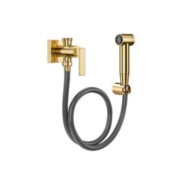 Imagem de Ducha Higiênica com Derivação Stillo Ouro Polido - Docol - DOCOL CHROM