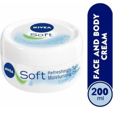 Imagem de Creme Hidratante Nivea Soft Para Rosto Corpo Mãos 196g/200ml - Marca