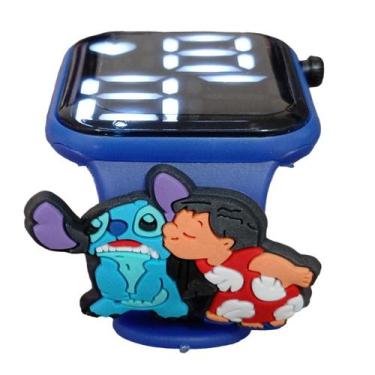 Imagem de Relógio digital Infantil Lilo & Stitch Resistente à Água-Az - SMACTUDO