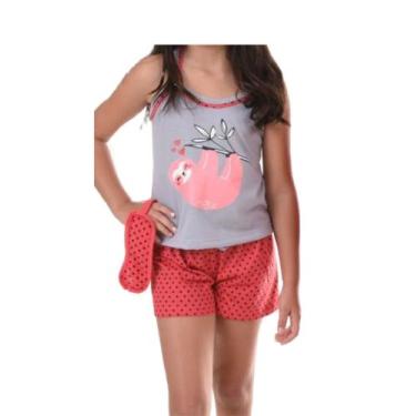 Imagem de Baby Doll Infantil c/ Máscara de Dormir - L&G, GG