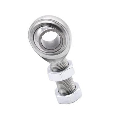 Imagem de YUCHENSHLP 1 peça universal de suporte de eixo de direção redondo de 0,9 cm, rolamento de aço, extremidade de haste macho com porca de atolamento de mão direita de 9,5 mm