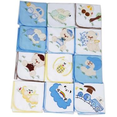 Imagem de Kit Enxoval Bebê Panos De Boca + Fraldas + Cueiro + Toalha - Dugu, Mas