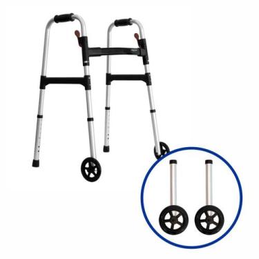 Imagem de Andador Desmontável e Dobrável com Rodas Alumínio Mercur