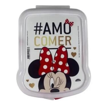 Imagem de Porta Sanduicheira Da Minnie com Tampa-Plasútil