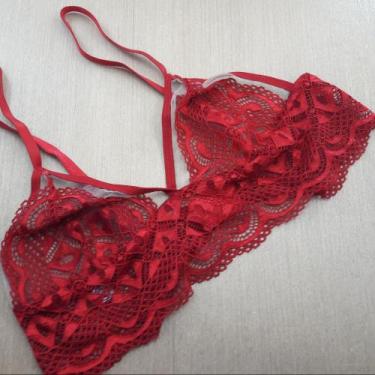 Imagem de Sutiã Rendado sem Bojo com tule sensual - Sutian Mônica - Supera Fitne