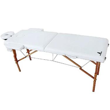 Imagem de Maca Portátil Lorben Dobrável Estética Madeira Regulável