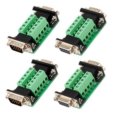 Imagem de ANMBEST 4 peças DB9 conector fêmea e macho em uma placa breakout