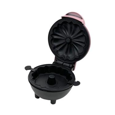 Imagem de IEUDNS Mini Donuts Maker Machine Pancake Maker Aquecimento rápido com luz indicadora Snack Donut Making Breakfast Machine para Home Snack, Rosa