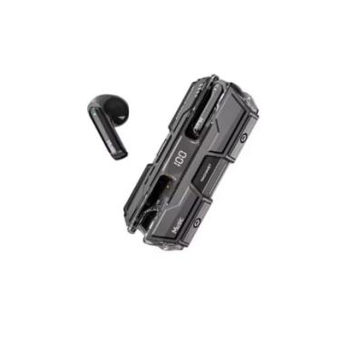 Imagem de Fone de Ouvido Bluetooth 5.3, HiFi, Sem Fio, com Microfone HD, para Esporte (Preto)