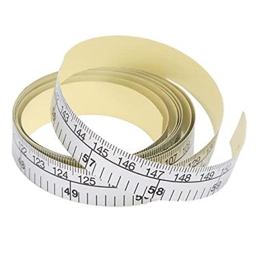 Imagem de Régua Flexível de Medição de Costura, Fita Adesiva, Lâmina de Mesa, Bancada de Trabalho, 150cm, Costura, Alfaiate, Medição de Corpo, Alumínio