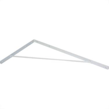 Imagem de Cantoneira Mao Francesa Overtime Reforc Branco 50Cm - Kit C/12 Unidade